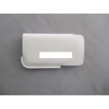 Husa toc piele eco iPhone 4s white, Alb, iPhone 4/4S, Apple