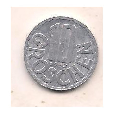 No(3) moneda-AUSTRIA -10 Groschen 1953