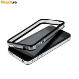 Bumper husa silicon iPhone 4 4s transparent