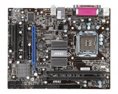 Placa de baza LGA 775 MSI G41M-P26 ( 7592 ver 5.2 ) socket 775, ddr3, usb2 ,sata2, 2 sloturi de ram Fsb 1333, Pt quad core, dual core Pentium D P4 foto