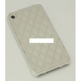 Husa fashion piele eco iPhone 4 4s white, Alb, iPhone 4/4S, Apple
