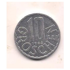 No(2) moneda-AUSTRIA -10 Groschen 1982