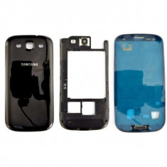 Carcasa Samsung I9300 Galaxy S3 1A Neagra foto