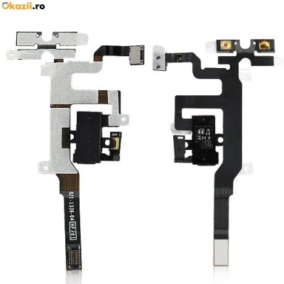 flex audio volum iPhone 4 negru foto
