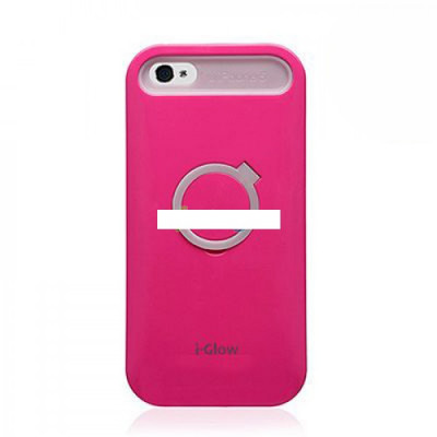 Husa bumper protectie iPhone 4 4s i Glow ciclam foto