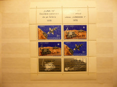 VOC LP 756a Luna 16 si Luna 17, bloc de 2 serii MNH foto