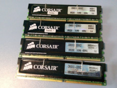 Kit 1GB DDR1 Desktop,512Mb x2,Brand Corsair XMS,400Mhz(PC-3200) import Germania foto