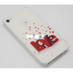 Husa bumper iPhone 4 4S love