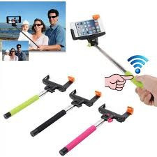 Selfie Monopod bluetooth wireless cu buton pe maner foto