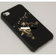 Husa bumper iPhone 4 4S night stars Swarovski OFHi4J008