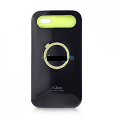 Husa bumper protectie iPhone 4 4s i Glow negru foto