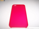 Bumper husa plastic TPU iPhone 4 4s rosu OFiP4R1