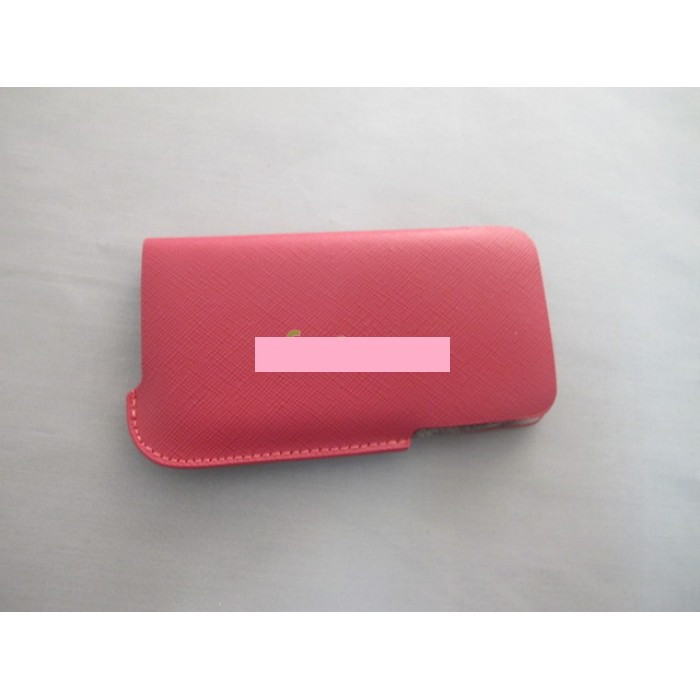 Husa toc piele eco iPhone 4s pink