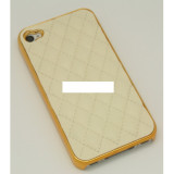 Husa fashion piele eco iPhone 4 4s gold, iPhone 4/4S, Apple