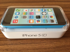 iPhone 5C 8GB Albastru - Sigilat - NOU - Factura + Garantie 2 ani - Codat Orange Romania foto