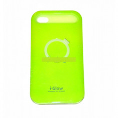 Husa bumper protectie iPhone 4 4s i Glow verde