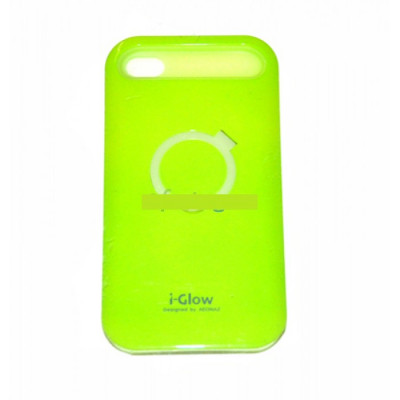 Husa bumper protectie iPhone 4 4s i Glow verde foto