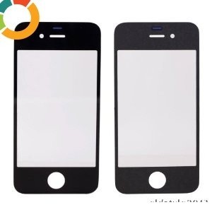 Geam sticla iPhone 4s negru produs nou ecran foto