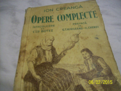 opere complecte-ion creanga-1937 foto