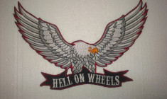 Patch Broderie Hell on Wheels foto