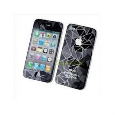 Folie Protectie Ecran Iphone 4G Fata+Spate Model 3D foto