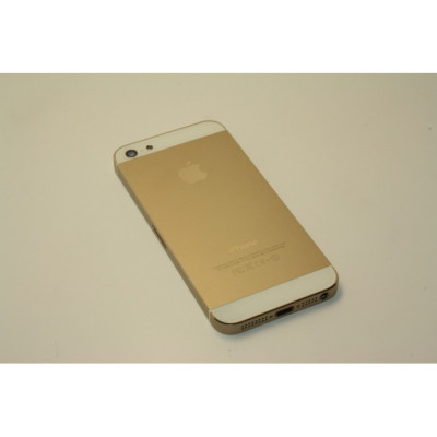 Carcasa iPhone 5 gold capac baterie foto