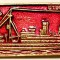 T1 INSIGNA RUSIA URSS MARINA VAPOR NAVA VAS MILITAR MODEL NR 6, 50 x 17 mm **