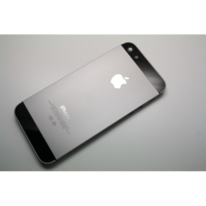 Carcasa capac baterie iPhone 5 gri 5s look | Okazii.ro