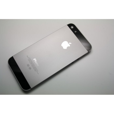 Carcasa capac baterie iPhone 5 gri 5s look foto
