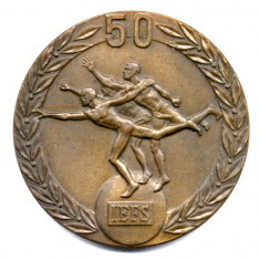 MEDALIE IEFS INSTITUTUL DE EDUCATIE FIZICA SI SPORT 1922-1972 BUCURESTI SPORT 50 ANI