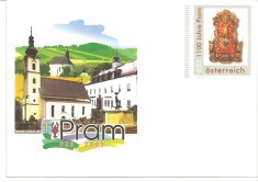 INTREG POSTAL 4878 AUSTRIA, PRAM, 903 - 2003, 1100 ANI, OSTERREICH, PLIC OCAZIONAL CU TIMBRU IMPRIMAT SI COD DE BARE.