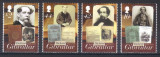 GIBRALTAR 2012, Aniversari - Charles Dickens, serie completa neuzată, MNH