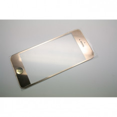 Sticla iPhone 5 5c 5s gold geam glass