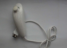 Nunchuck Joystick Joistik Controller Nintendo Wii Nou Alb - Gamepad maneta foto