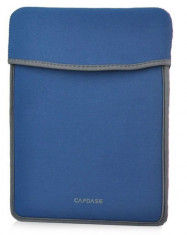 Husa pentru Samsung Galaxy Tab 1, 2 GT-P1000, P1010 (7&amp;amp;quot ) &amp;amp;quot Capdase ProKeeper SlipinShell&amp;amp;quot Albastra-Gri foto