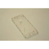 Carcasa iPhone 5 transparent alb capac baterie