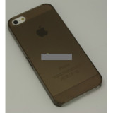 Bumper husa plastic iPhone 5 clear gri