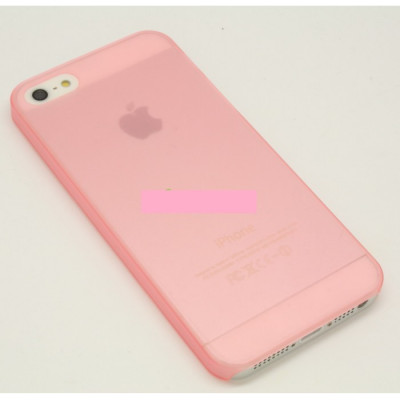 Bumper husa TPU iPhone 5 5s roz foto