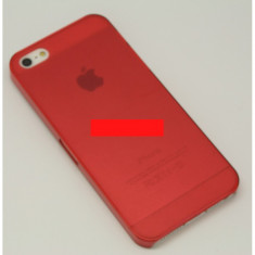 Bumper husa plastic iPhone 5 rosu