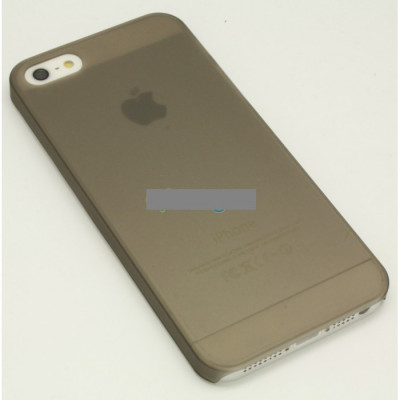 Bumper husa TPU iPhone 5 5s maro foto