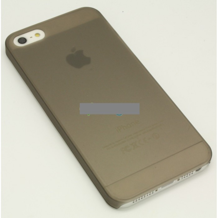 Bumper husa TPU iPhone 5 5s maro