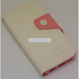 Husa piele iPhone 5 5s alba