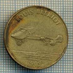 JETON 372 PENTRU COLECTIONARI - TEMATICA AVIATIE - LOUIS BLERIOT - 1909 - SHELL -STAREA CARE SE VEDE