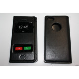 Husa Flip Cover S-View iphone 5, Negru, iPhone 5/5S, Piele Ecologica, Apple