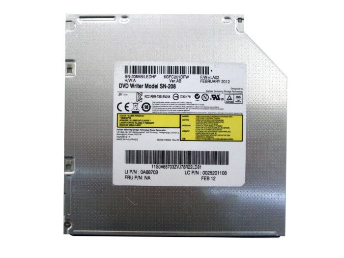 UNITATE OPTICA LAPTOP SATA SAMSUNG SN-208AB DVD-WRITER! Livrare gratuita!