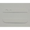 Geam iPhone 5S alb sticla spate carcasa