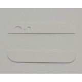 Geam iPhone 5S alb sticla spate carcasa