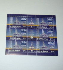 Colita stampilata - Aniv. 100 deani - Romgaz - 2009 - 2+1 gratis toate produsele la pret fix - RBK7725 foto