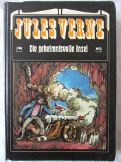 &amp;quot;DIE GEHEIMNISVOLLE INSEL&amp;quot;, Jules Verne, 1979. Cartonata, cu ilustratii foto