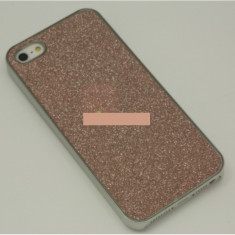 Bumper husa plastic iPhone 5 gold sparks